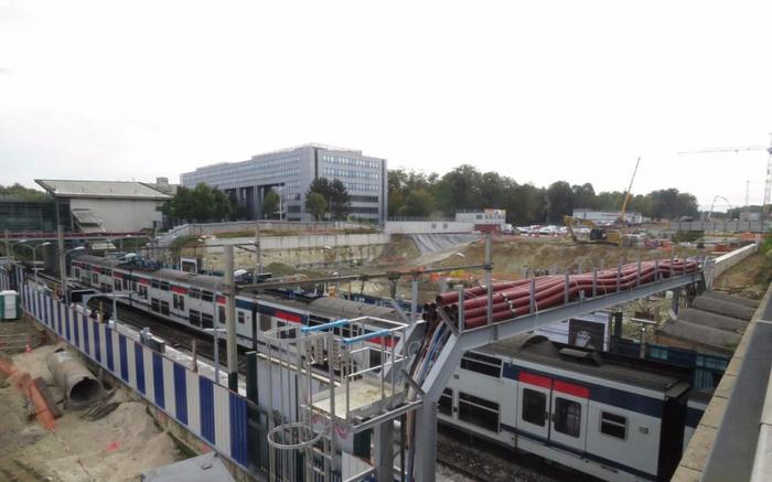 La future gare de NoisyChamps