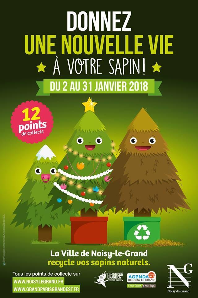 collecte de sapins noisy le grand