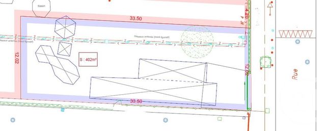 terrain à vendre - 402.0 m2 - NOISY LE GRAND - 93 - ILE-DE-FRANCE - Century 21 E.F.I.